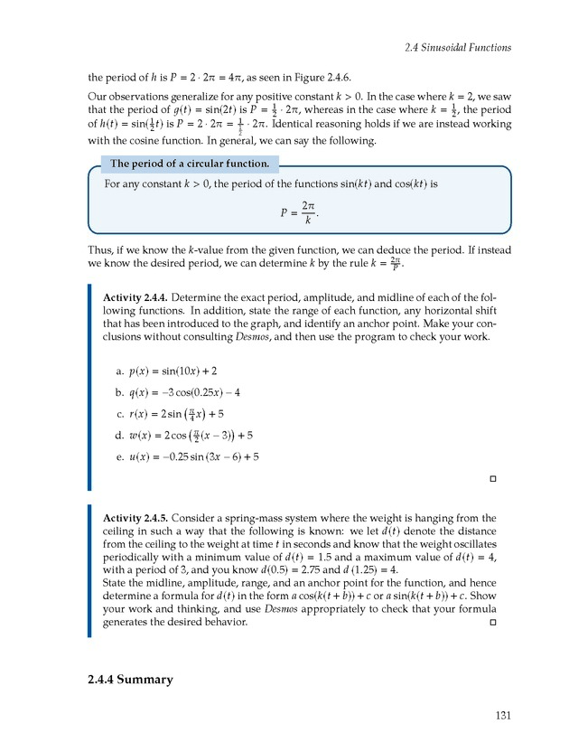 Active Preparation for Calculus - Page 131
